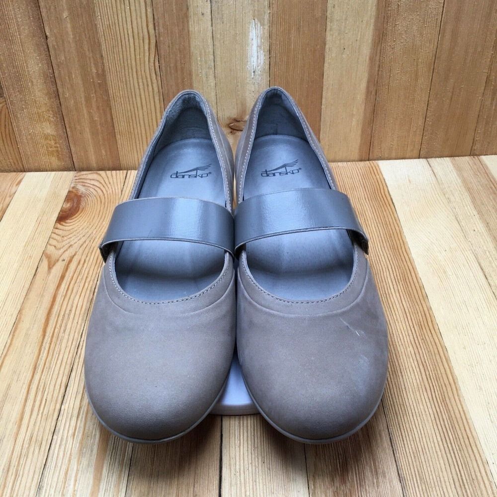 Dansko Shoes Women Size 11 US EU 41 Gray taupe Mary Jane 1610 - Picture 3 of 13